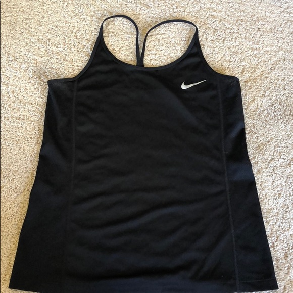 Nike Tops - Nike dri fit athletic tank top black small